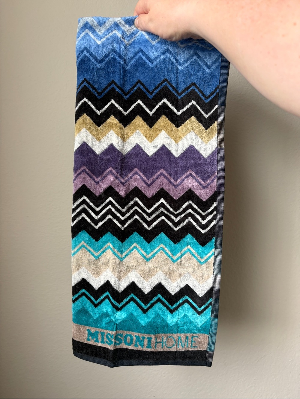 Missoni Home Giacomo fitness towel, new